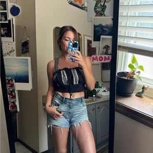 Boho Free People Crop Tank